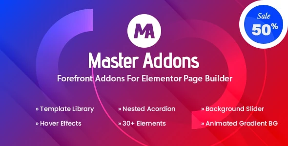 Master Addons – Forefront Addons for Elementor